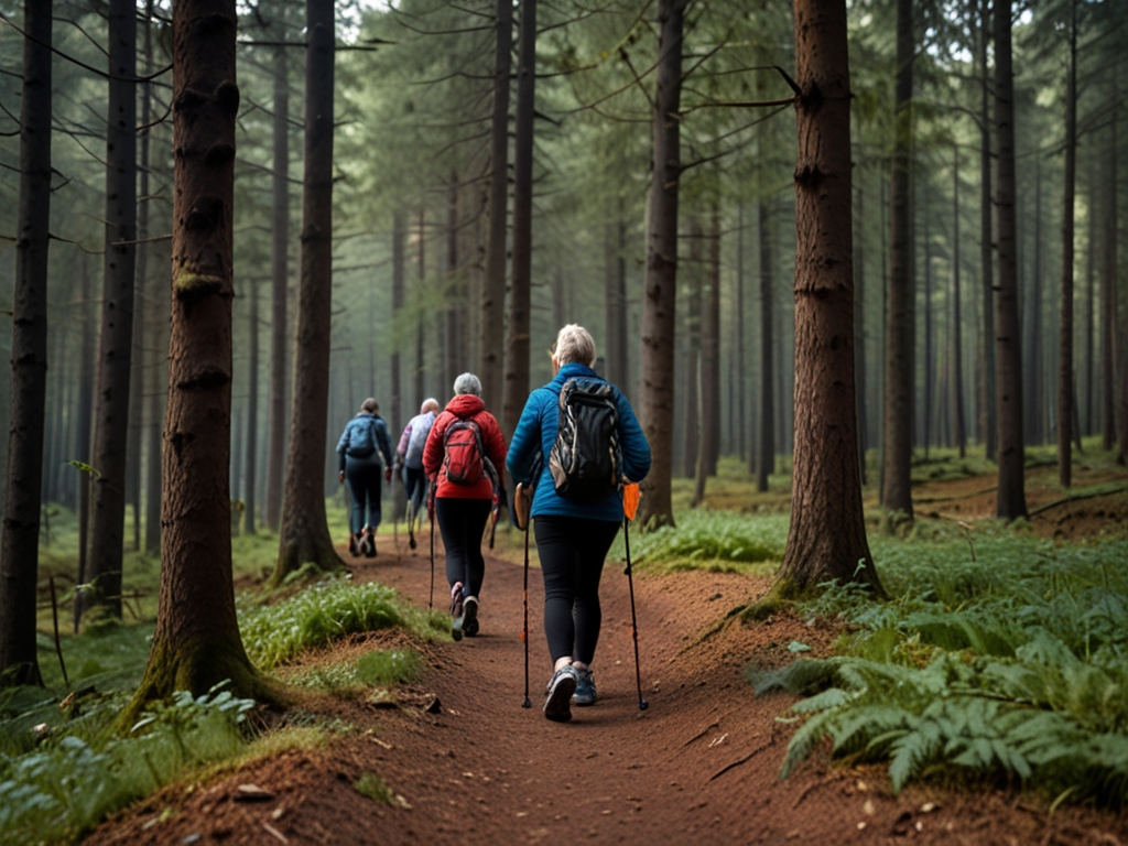 Stavgångare i skog